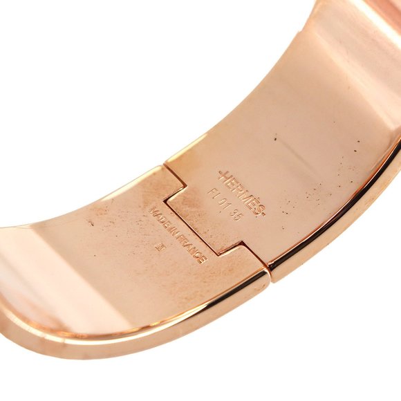 HERMES Clic Clac H PM Bangle White Pink Gold - Picture 5 of 7